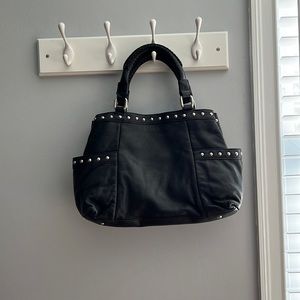 Kenneth Cole - bag - black - leather - used a few times - in good condition